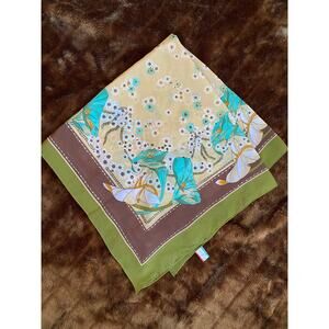 Morsly New York 27" x 28" Square Scarf Made in Japan